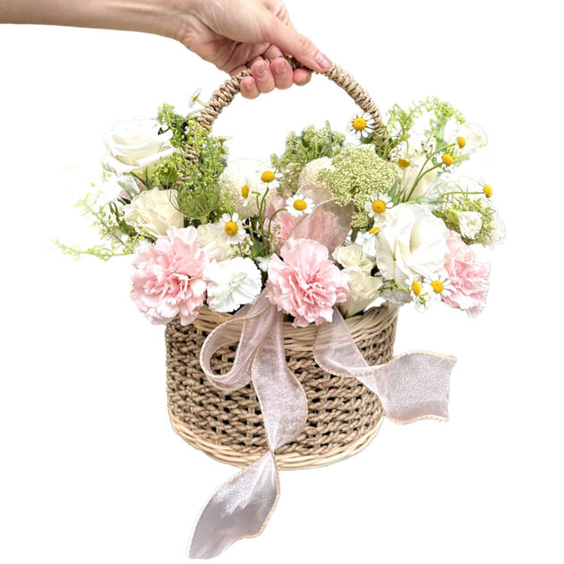 Tara Fresh Flower Basket