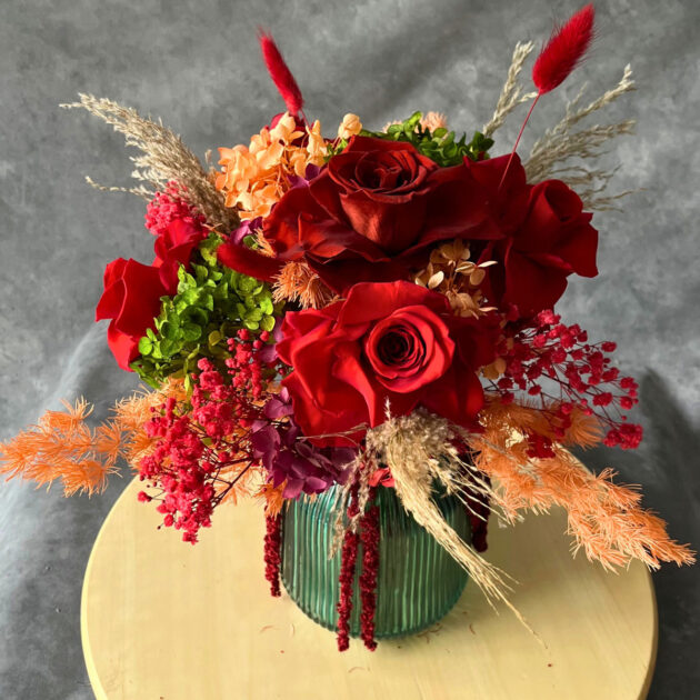 Sania Preserved Vase Arrangement