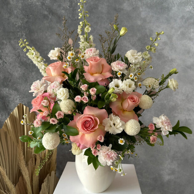 Celia Fresh Flower Vase Arrangement