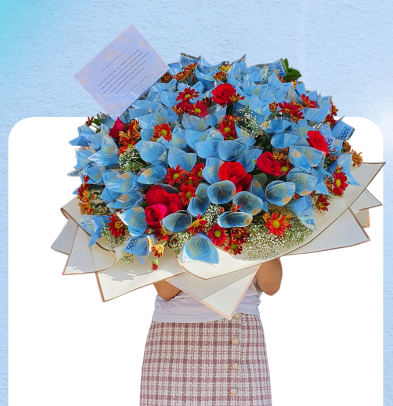 Blythe- Money Bouquet