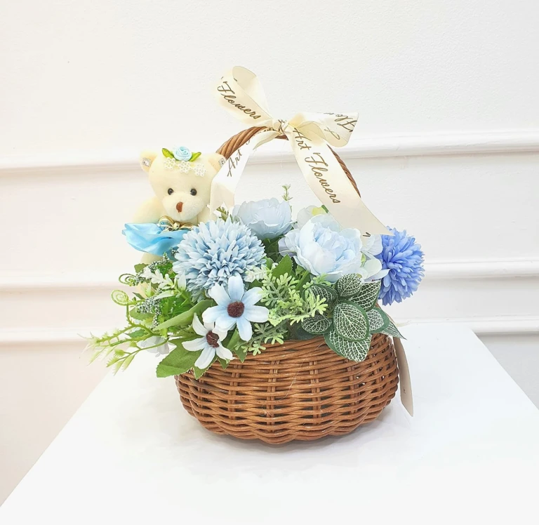Basket flowers Cute 1 cute